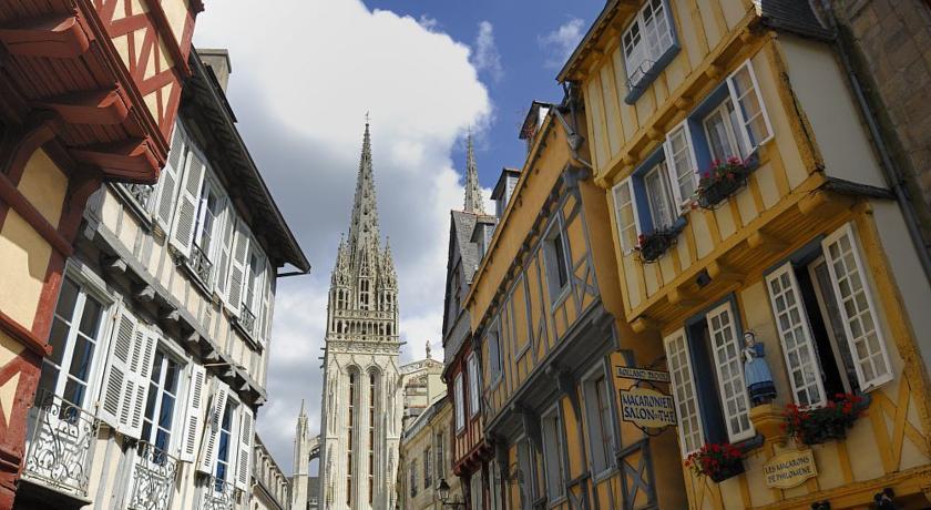Dormir En Ville - A 450 M Du Centre Historique Quimper Zimmer foto